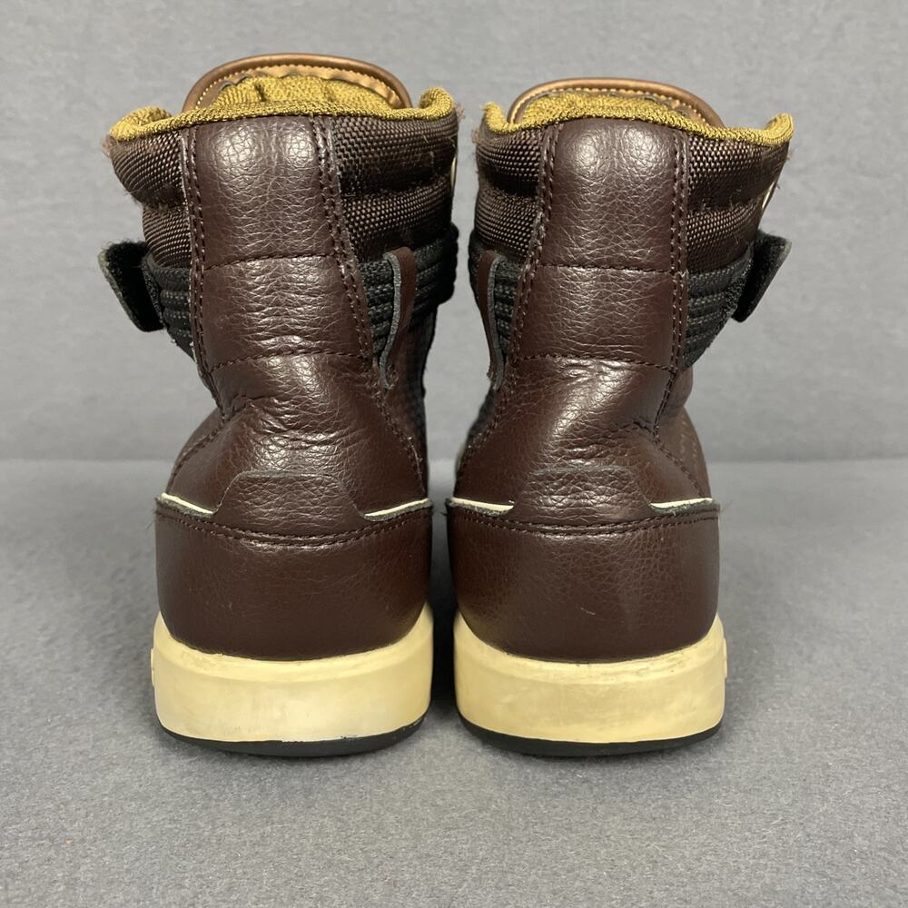 Coogi High Top CM1103 Mens Size 7.5 M Brown Leather Lace Up Strap Sneakers RARE - Picture 9 of 16